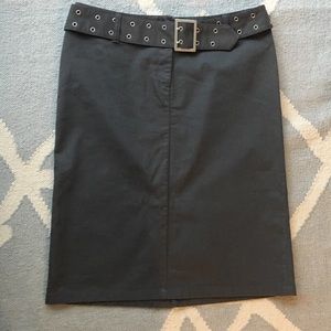 DIVIDED Gray Skirt with Belt / Large
